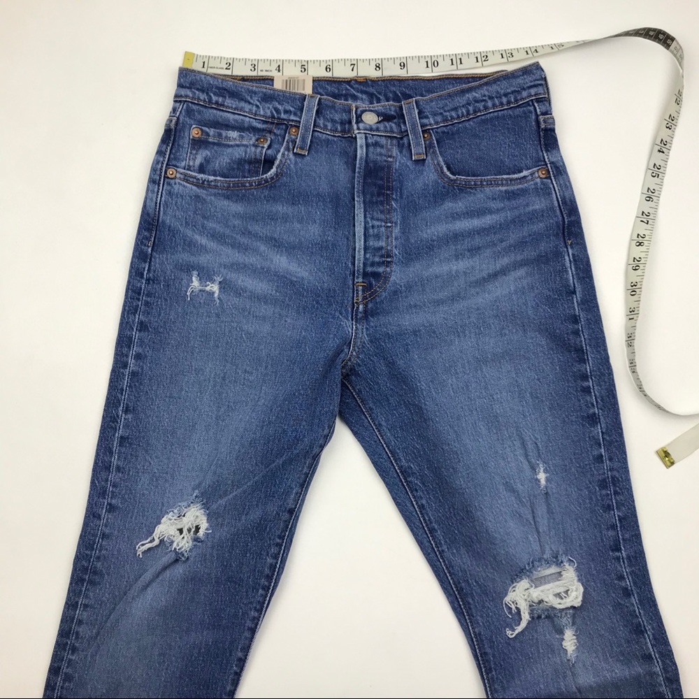 NWT Levi’s 501 High Waisted wedgie fit Jeans - Picture 2 of 6